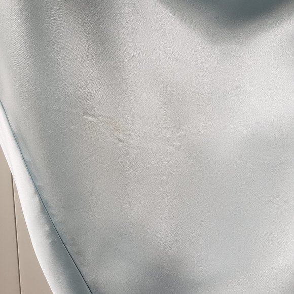 ✨️FINAL SALE✨️ vintage light blue slip with lace details size XL - Picture 7 of 7